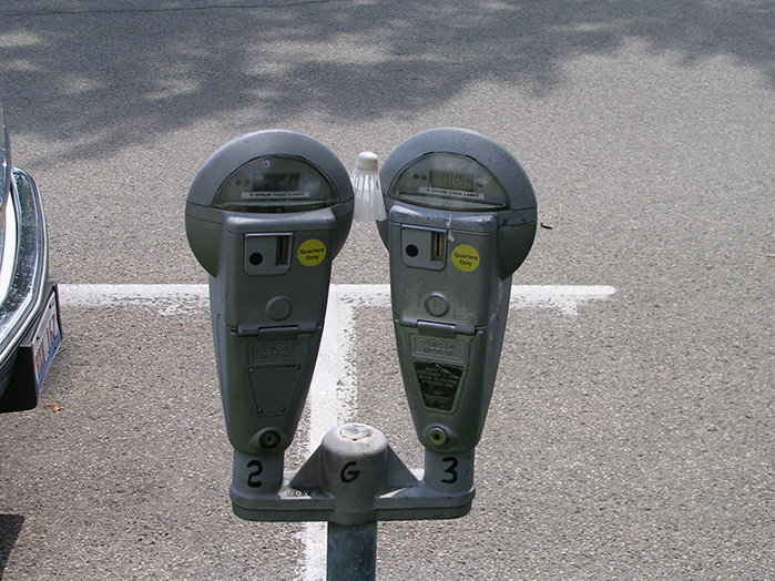 expired parking meeter