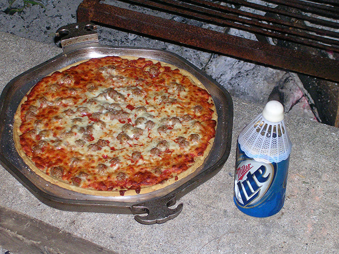 pizza and beer